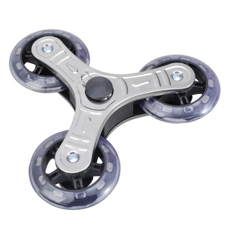 PU Wheel with Stable Triangle Structure Multifunction  Stair Climbing Wheel Upgrades for Foldable Cart & Utility Cart