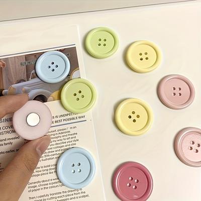 6/12pcs Colored Fridge Magnets Set Home Whiteboard Decoration Refrigerator Magnetic Stickers Ins 3cm