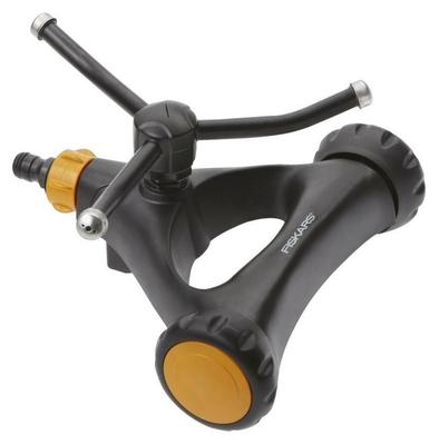 Fiskars All-Round Pulse Sprinkler, Metal, On Wheels