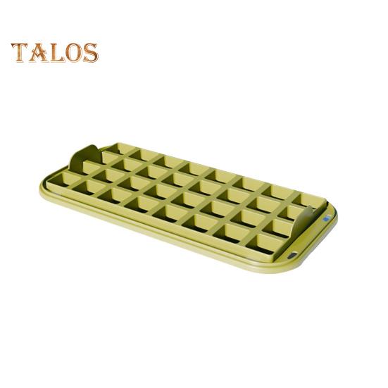 Ice Tray with Lid And Bin Prevent Odors 32 Grids Ice Cube Trays Easy Release Push-type Ice Maker for Freezer Whiskey Cocktail Coffee Tea