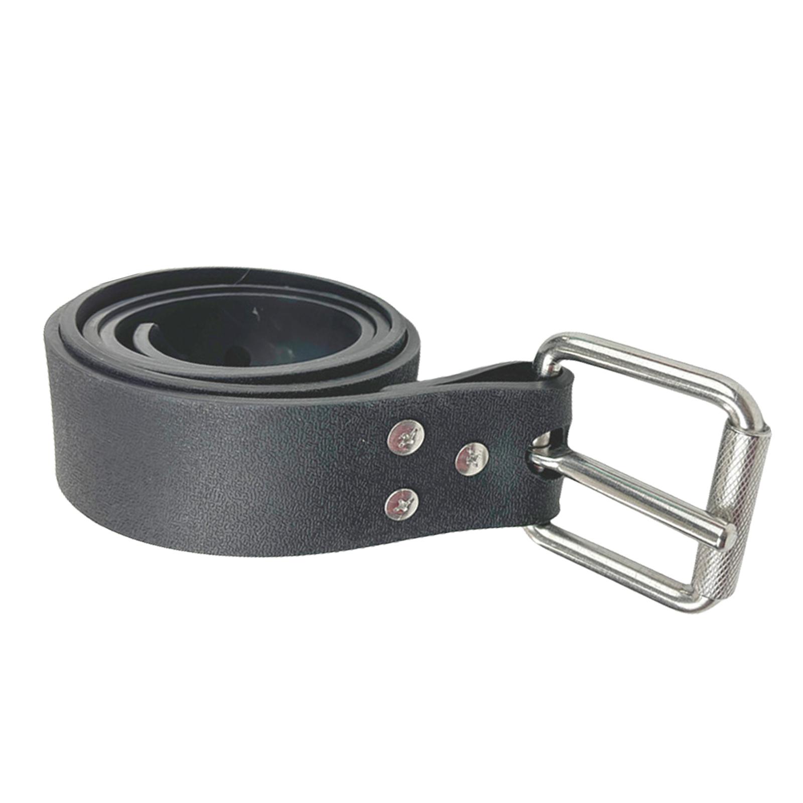 

Diving Weight Belt with Buckle Snorkeling Waist Belt Spear Fishing Freediving Silicone Scuba Weight Belt Easy to Use чорний