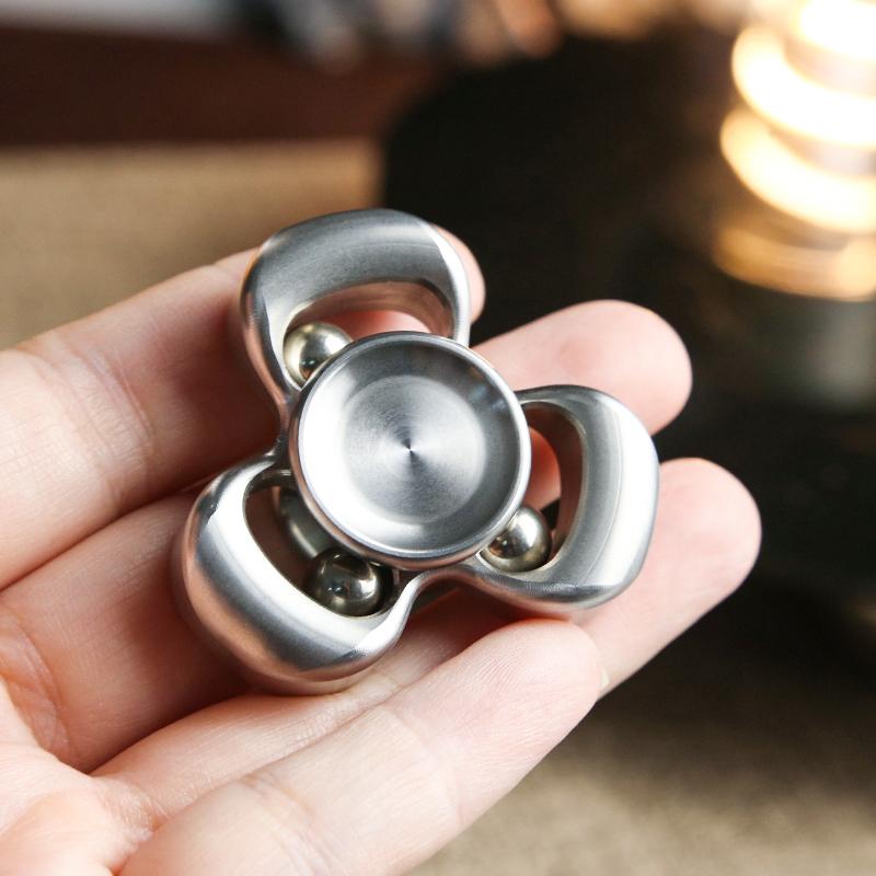 Three Leaf EDC Fidget Spinner Fashion Fingertip Rotating Toy for Relieving Stress Unique Manual Spinner Fidget Toy Adults Gifts