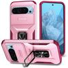 For Google Pixel 9/Pixel 9 Pro Kickstand Case TPU+PC Phone Cover Support Magnetic Car Mount