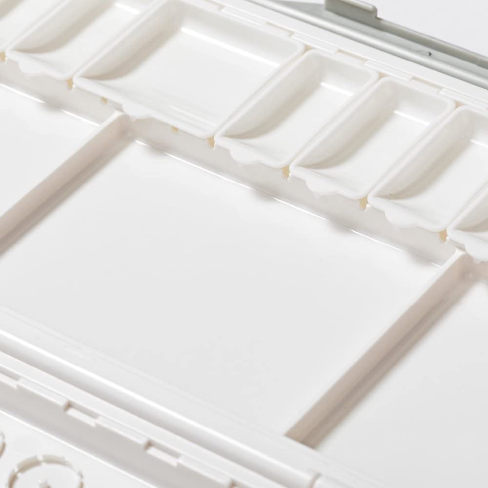 HOLBEIN Watercolor Palette RP-24 with Removable Compartments, 24 Compartments (26 Small Petri Dishes, 4 Large) 210191
