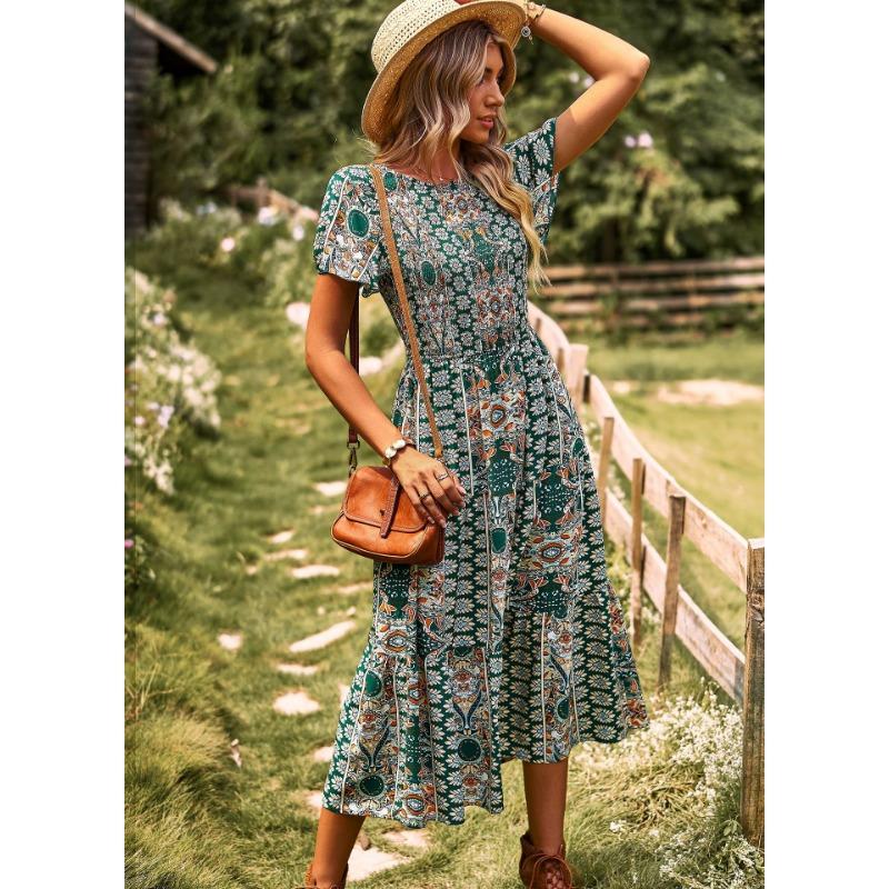 Large Sway Dress for Spring and Summer Waist Slimming Skirt for Women