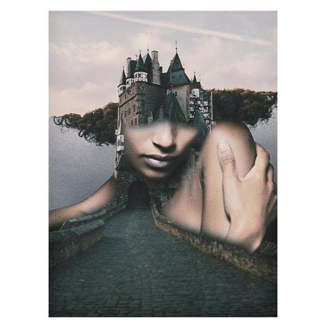 

Абстрактная черно-белая картина на холсте «Гора и женщина», винтажный принт, металлические знаки, сюрреализм, постер, домашний декор для гостиной 21x30cm No Frame