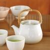 Mino Ware Miyama Earthenware Teapot with Stainless Steel Approximately 350ml Microwave and Dishwasher White Made In Suitable for Soup and a Side Dish