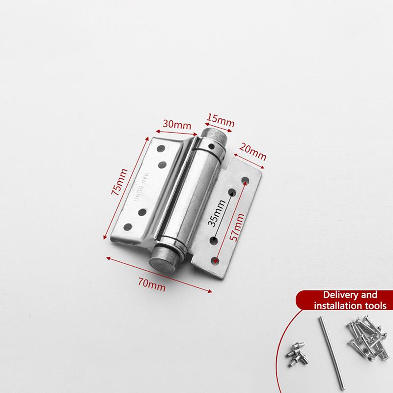 

Петли для свободной двери из нержавеющей стали с внутренним и наружным двойным открыванием, автоматическим закрыванием двери, утолщенные пружинные бесшумные петли