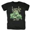 Lamb of God Heavy Mental Pánské tričko Letní tričko s krátkým rukávem Grafické tričko Harajuku Streetwear Trička#Barva(5)