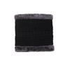 Unisex Fleece Lined High Collar Neck Gaiter: Winter Korean Style, Thick Warm Knit Snood for Cold Weather
