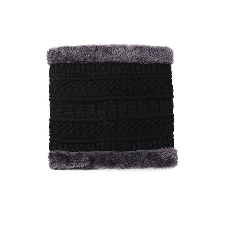 Unisex Fleece Lined High Collar Neck Gaiter: Winter Korean Style, Thick Warm Knit Snood for Cold Weather