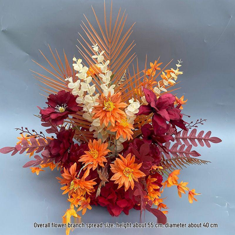 

Eucalyptus Silk Flower Arrangement for Wedding Aisle, Stage, or Table Decor