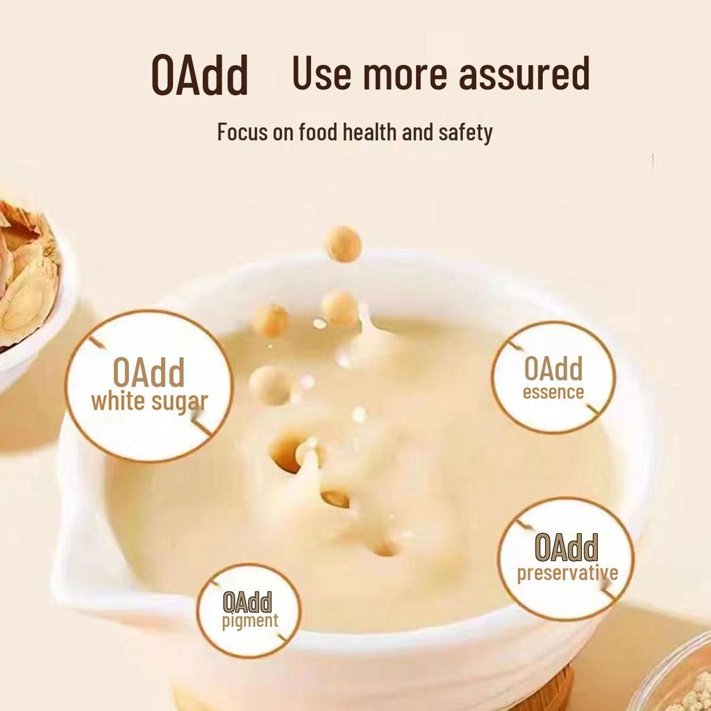 Astragalus Codonopsis Soy Milk Powder with Grains, Yam, Red Date, and Ejiao - Zero Fat and Sugar Meal Replacement.