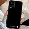 Personalised Custom Name Pastel Tones Case For OPPO A17 A57 A96 A76 A16 A18 A58 A78 A98 A74 A94 A5 A9 A52 A72 A15 A93 A53 A54 S