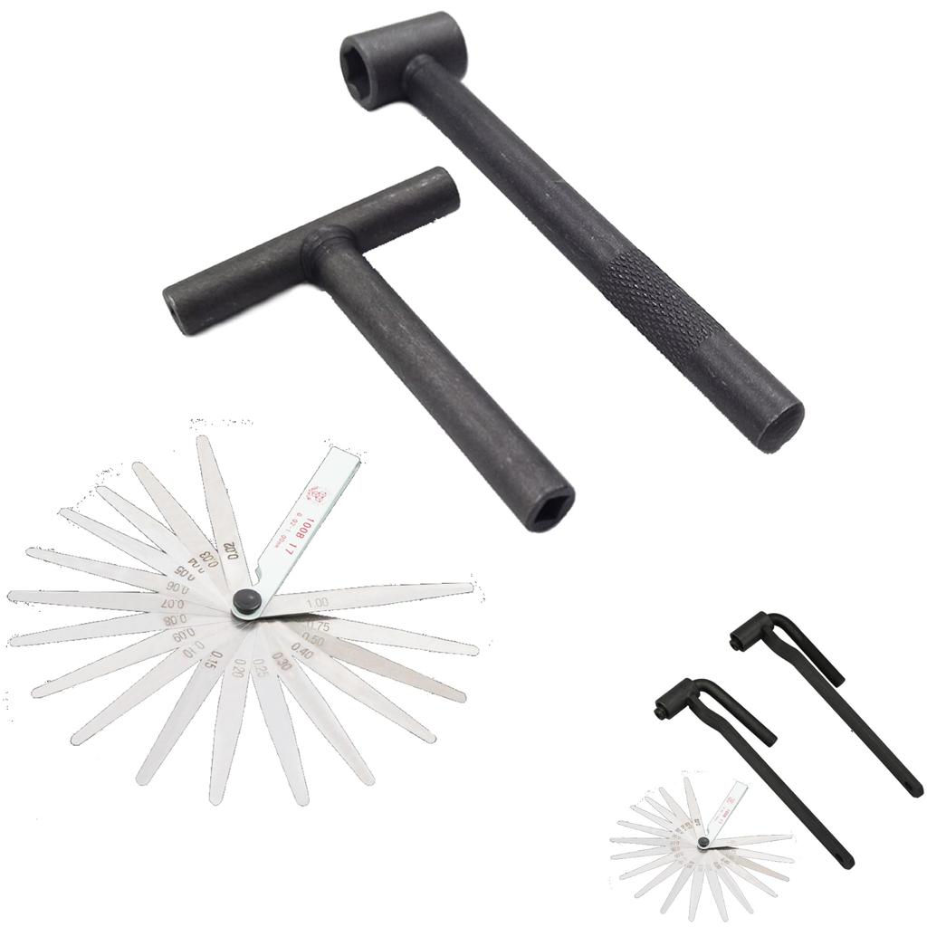 ROOOCYY Adjustment Wrench Thickness Gauge 3 Piece Set Valve Clearance