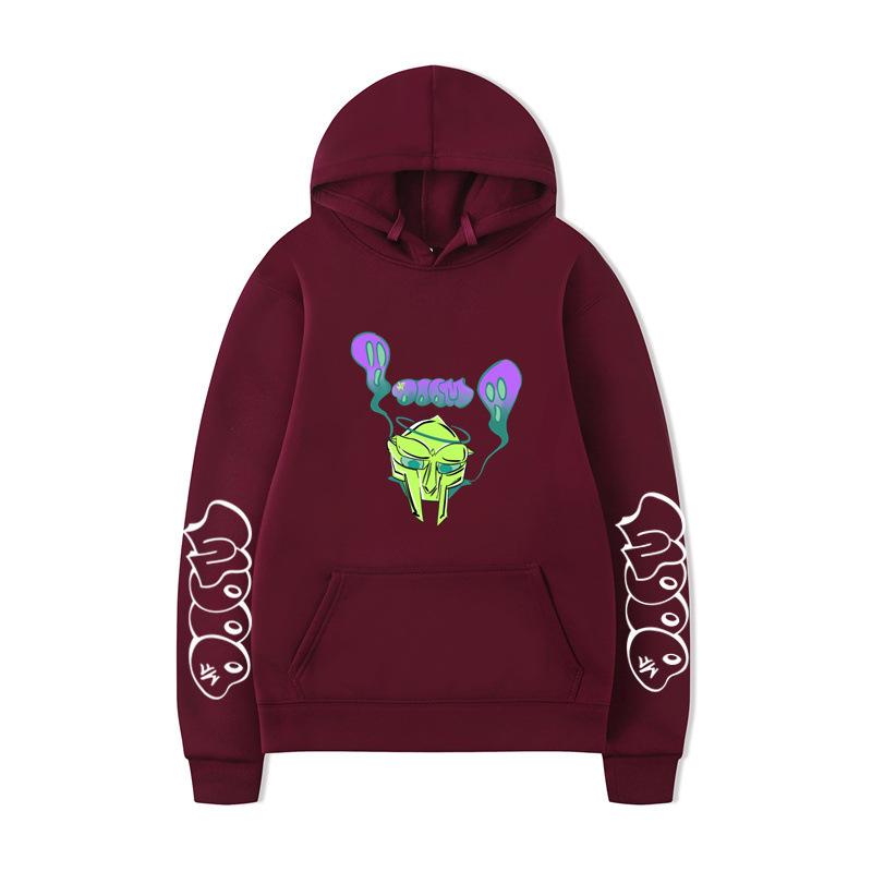 Hip-hop Singer Mf Doom Hoodies Singer New Printing Sweatshirts for Fans Long Sleeve Men Women Clothing Sudaderas Hoody