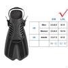 2Pcs Adjustable Diving Open Heel Swimming Gear Equipment Shoe Foot Flippers for Water Sports