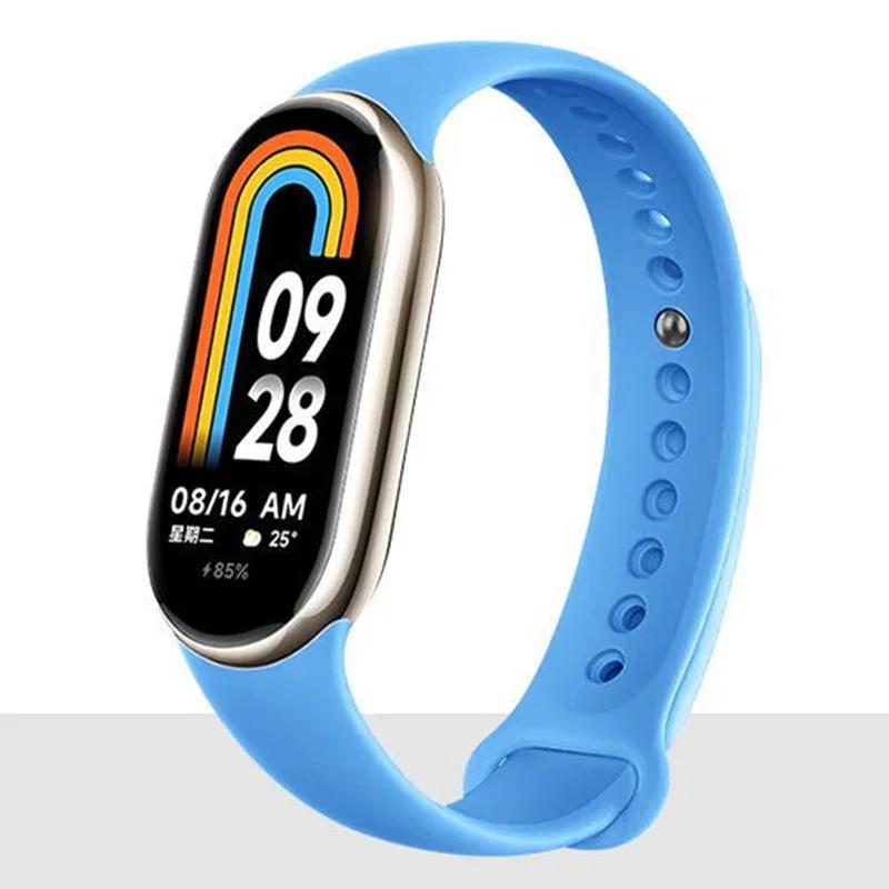 Curea pentru Mi band 8 xiaomi 8 NFC Brățară Sport Curea de înlocuire din silicon Smartwatch Brățară Curea de ceas Xiaomi Mi Band 8 Curea