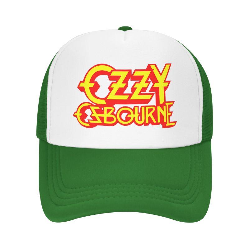 Custom Ozzy Osbourne Metal Hard Rock Print Mesh Baseball Cap Unisex Breathable Sun Hats Outdoor Sports Adjustable Snapback Hat