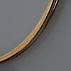 Three Ring Tricolor Collar Necklace Electroplated Thick Gold for Longer Color Retention Gift Pendant Collar