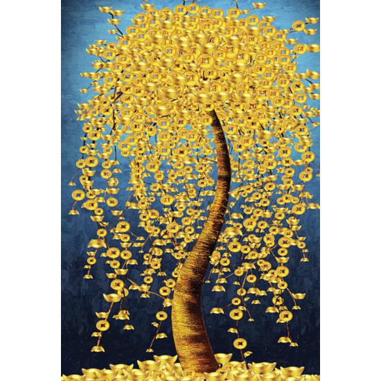 Puzzle Korea Gold Tree Jigsaw Puzzle Mini Size PKMI2000-3225, Korejské oblíbené puzzle