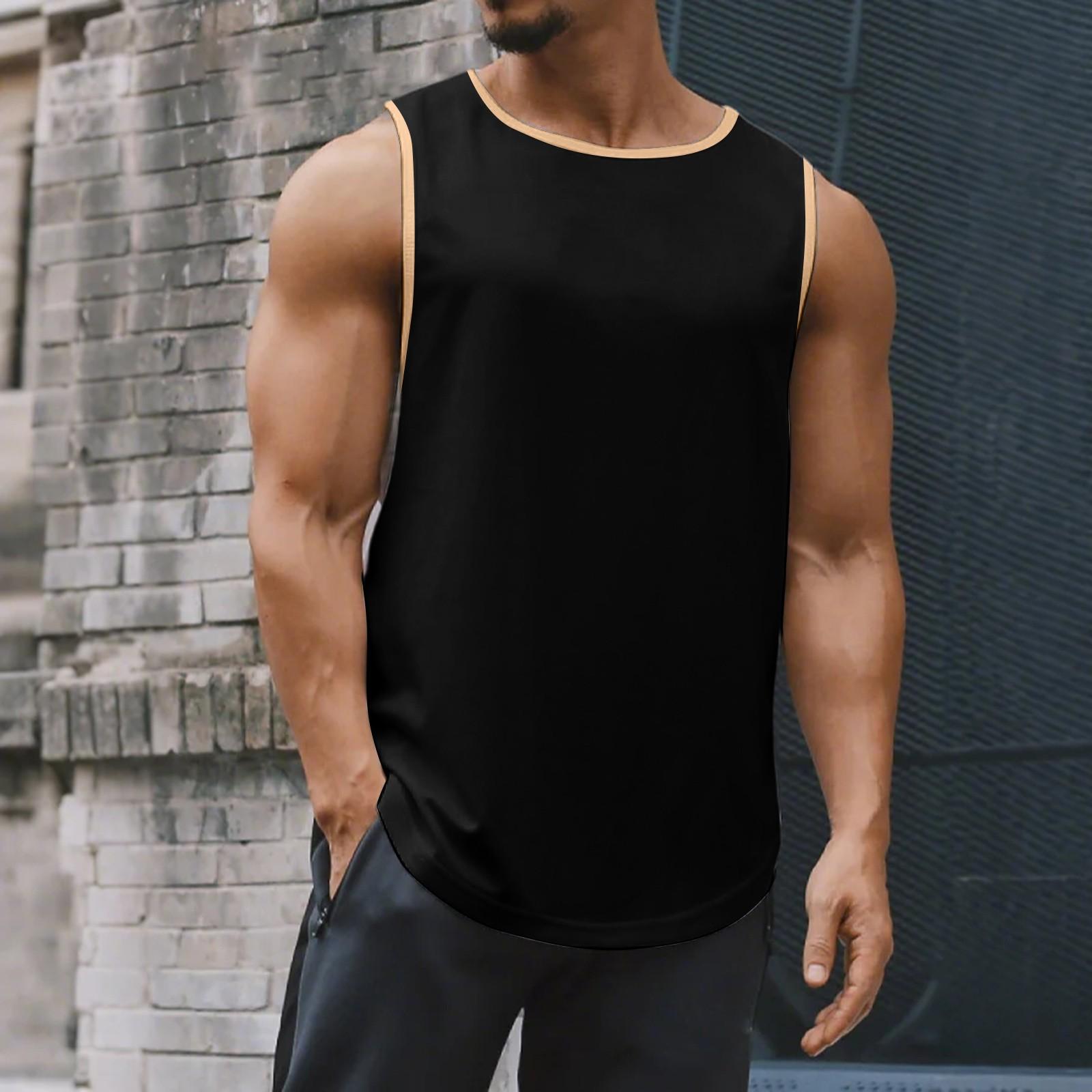 

Мужской сетчатый жилет для фитнеса и похудения, мужской I-образный, широкий, для плеч и спины по центру XL жёлтый