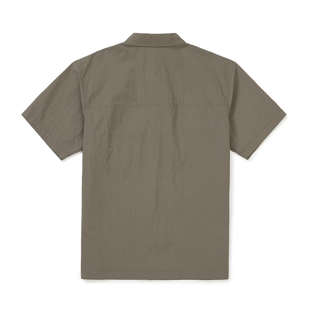 SNOWPEAK Taslan Two-Pocket Short-Sleeve Shirt Khaki (S25MMLSH50)