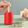 1pc Automatic Toothpick Dispenser Holder, Pop-Up Plastic Toothpick Box for Swab Jar and Dental Floss for Home Bathroom or Kitchen Storage and
