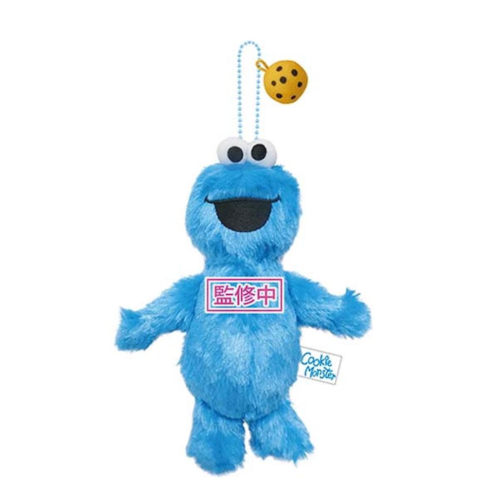 K Company Sesame Street Ball Chain Mascot Cookie Monster SS-BM-CM H171 X W66 X D46mm