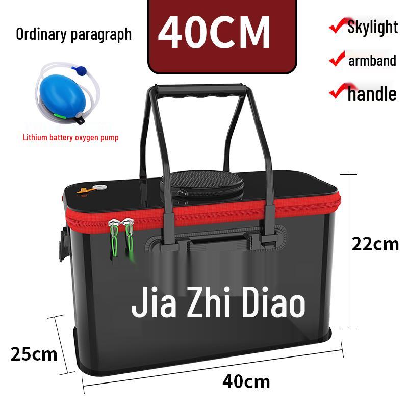 Multi-functional Foldable Fishing Bucket and Fish Protector