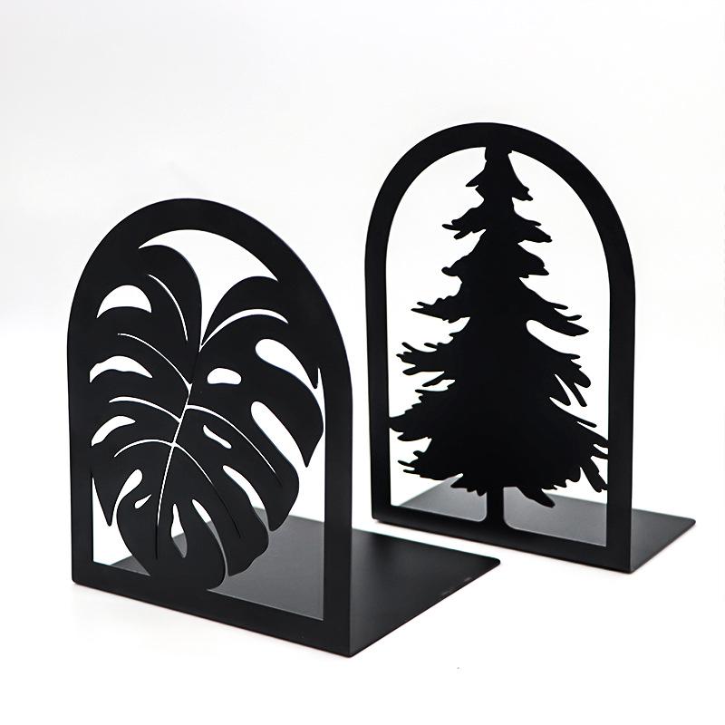 Tree of Life Metal Bookend: Elegant Desktop Bookshelf and Book Holder
