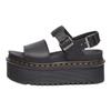 Dr. Martens Voss Sandales Tendance Mode Cuir Sandales à Une Bride 4,5cm Sandales Unisexe Noir 31537001