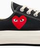 Converse X Play Comme Des Garçons Single Heart Chuck 70 Ox A08804C