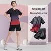 Men's Quick-Dry Ice Silk Sports T-Shirt & Shorts Set - Summer Running, Fitness, Basketball, Badminton Uniform