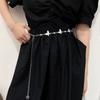 Vintage Punk Metal Chain Waist Belt for Women Sun Moon Butterfly Gothic Hip Hop Dress Jeans Waistband Long Fashion Accessory