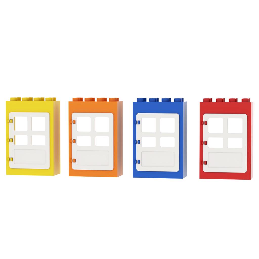 Large Particle Brick Building Blocks 2x4 Random Color Toys Kids Baby Creative Large Particle DIY MOC