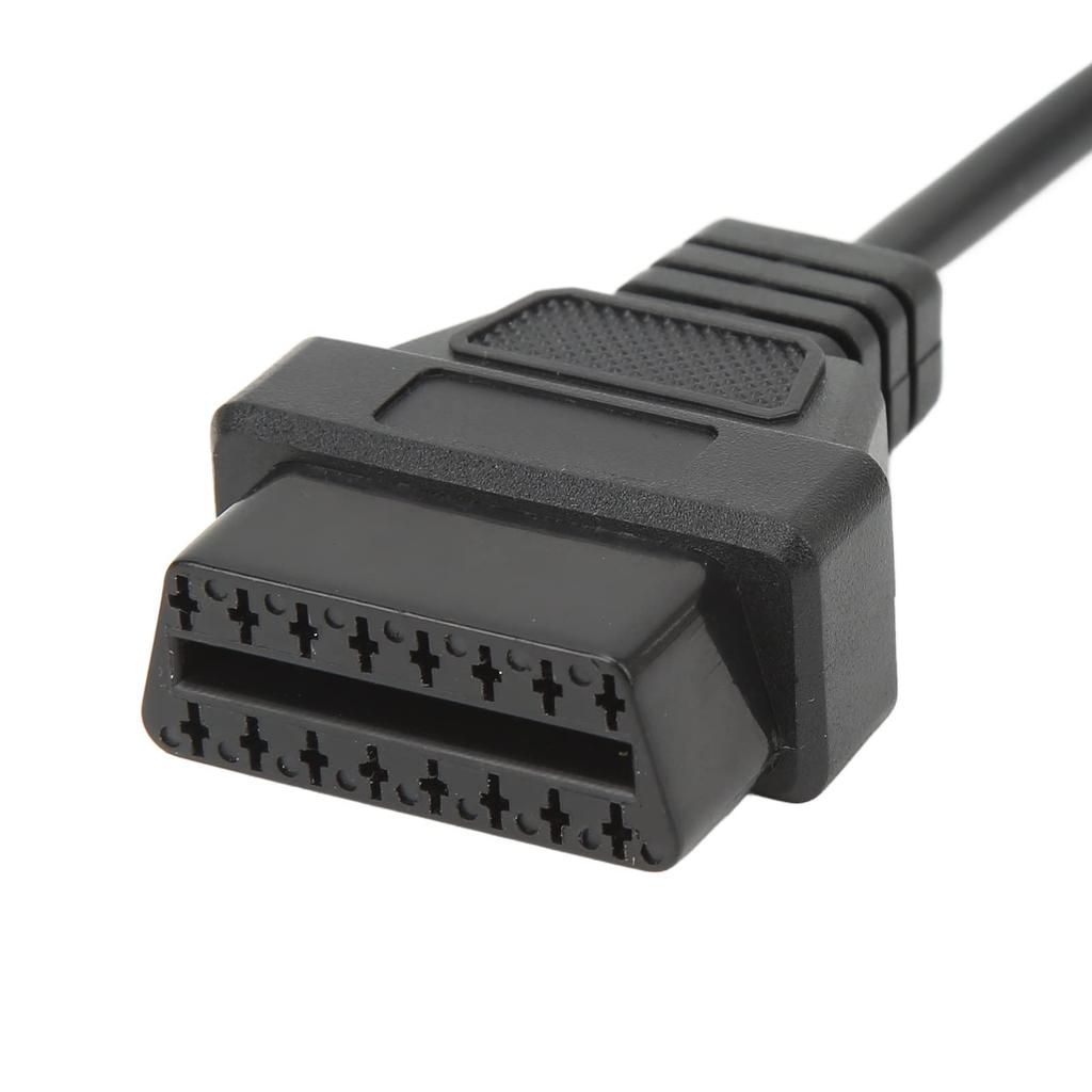 OBD2 Male To Cigarette Lighter Cable Emergency Power Memory Saver Diagnostic Adapter Cable