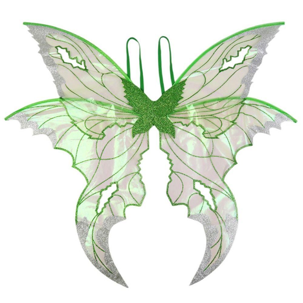 Fantasy Sparkling Fairy Wings Two-color Colorful Angel Wings Flower Butterfly Costume Wings for Women Girls
