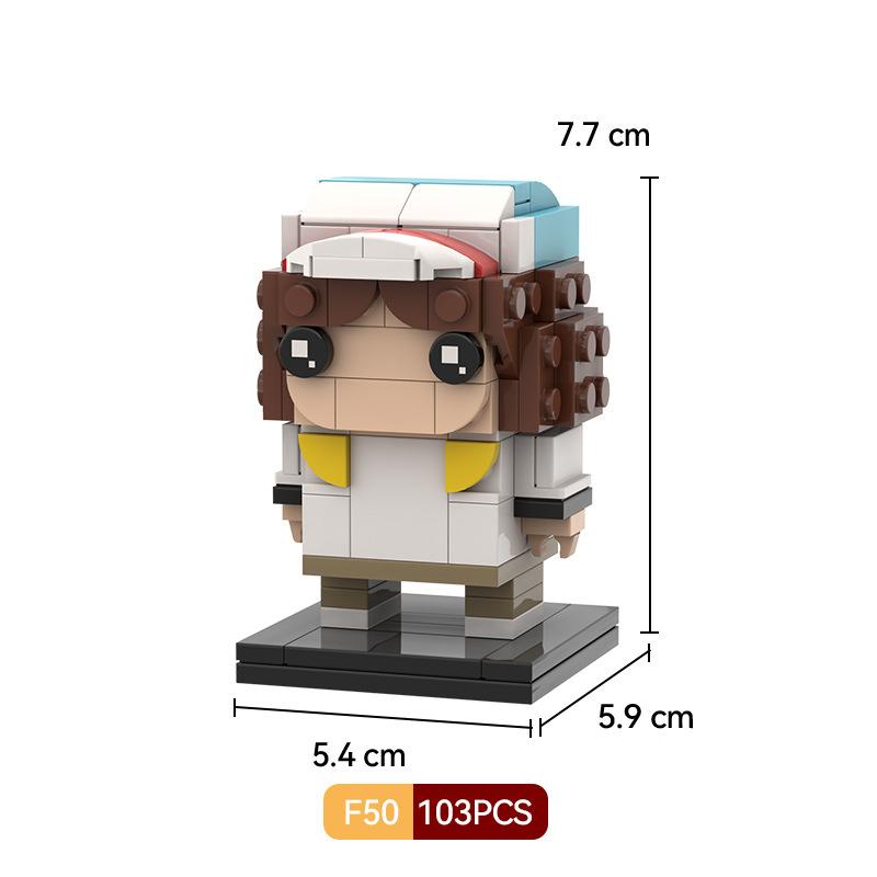 TV-Film MOC Baustein-Set Mike Dustin Eleven Bausteine Figuren Kinderspielzeug Sammlung Dinge Geburtstagsgeschenk