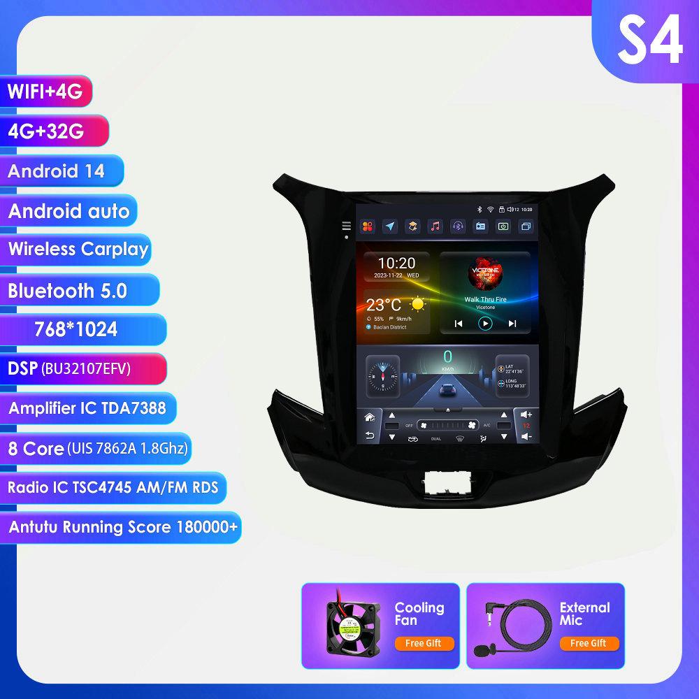 Compatible with Chevrolet Cruze 2015-2018 Android Smart GPS Navigation System.