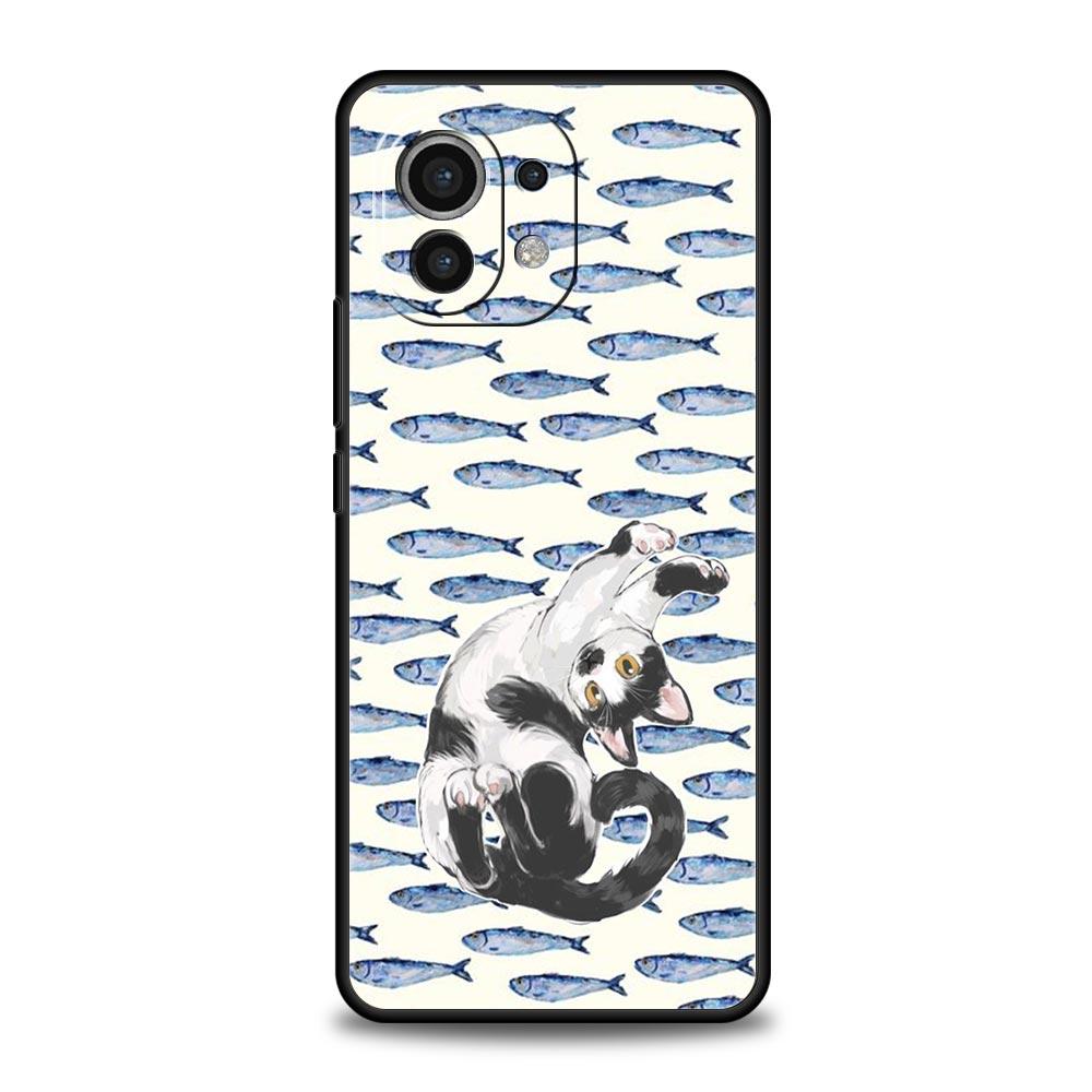 Sardines Aquatic Product Phone Case For Xiaomi Mi 17 15T 15 14 14T 13T 12T Pro 12 13 Lite 5G 11T Poco X6 X7 X5 Pro Soft Cover