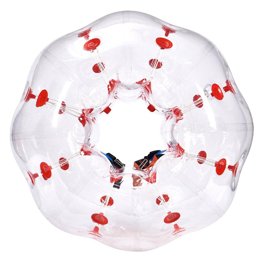 Inflatable Bumper Ball 1-Pack, 4FT/1.2M Body Sumo Zorb Balls for Teen & Adult, 0.8mm Thick PVC Human Hamster Bubble Balls for Outdoor Team Gaming