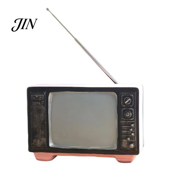 Cafe Vintage Decoration Item Radio Model Desk Ornament, Retro Home Toy, Lightweight Ornament Distressed Finish for Living Room Office Decor