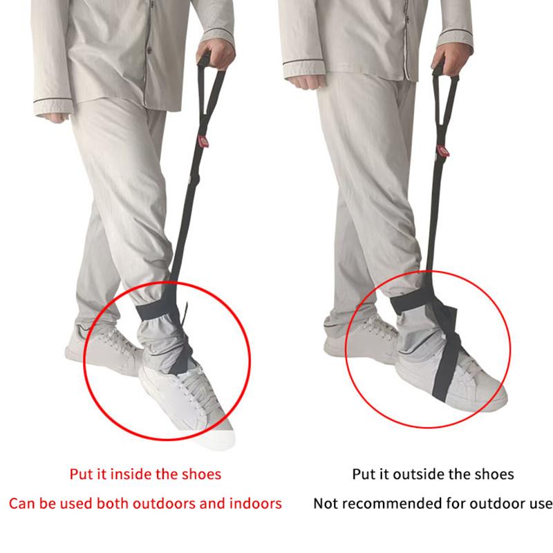 Black PP Webbing Leg Lifting Belt Multi Use Leg Lift Strap Disabled Accessories Wear Resist Leg Train Strap Health Care Braces