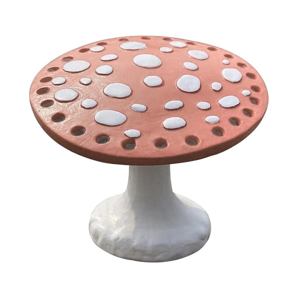 

Держатель для сережек из смоляного гриба, подставка для хранения сережек ручной работы, подставка для ювелирных изделий, женский подарок розовый