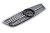 Diamond Silver Front Grille for Mercedes C-class W203 2000-2007