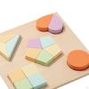 Shape Puzzle Wooden Geometric Toddler Preschool Learning Materials Toy for