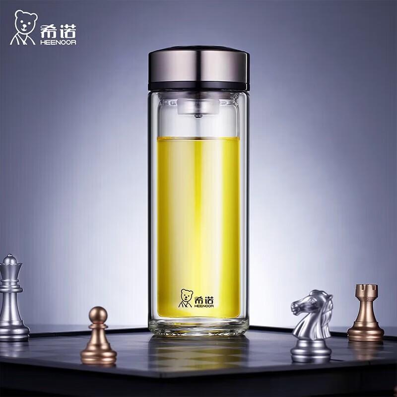 Heenoor XN-7073 Double Wall Glass Tumbler