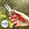 3 Straight Pruning Size Head Shears Stainless Steel Non Slip Handle Garden Scissors For Bonsai Household Use