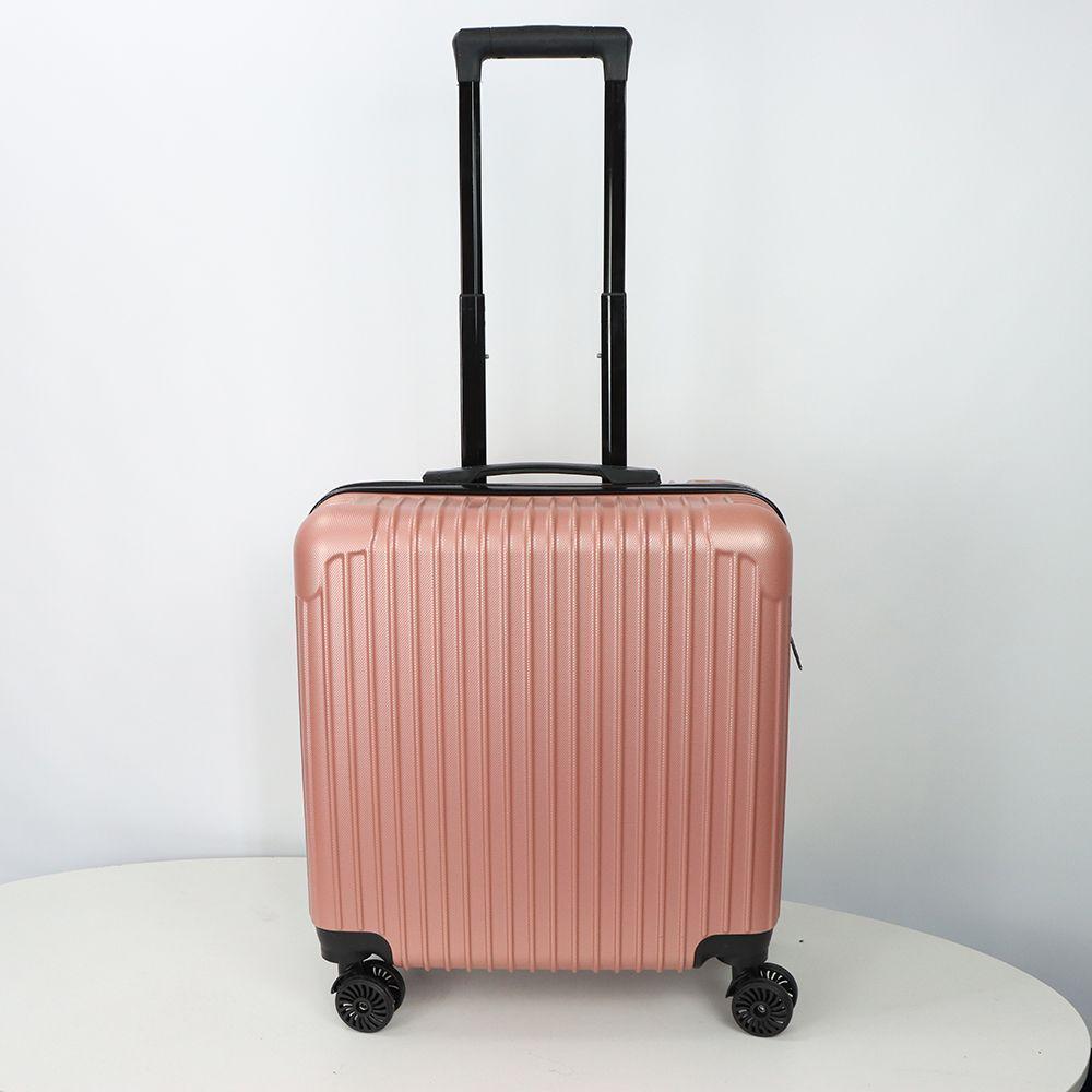 Lightweight 18" Mini Trolley Suitcase with Universal Wheels & Combination Lock